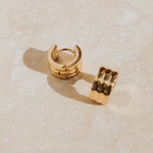 horizon surf earrings gold plated waterproof