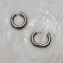 16mm thick surf earrings Silver lore of the sea